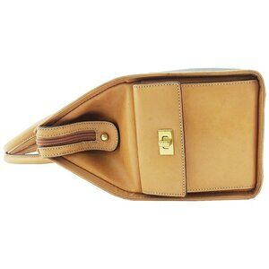 BALLY Handbag Black beige gold Women Authentic secondhand